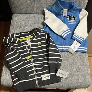 Carter's Kids zip up hoodie bundle